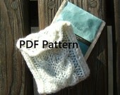PDF Knitting Pattern - Oolong Cable Knit Travel Tea Bag Cozy Holder Wallet