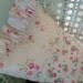 Shabby Chic Brocante style Pillow Pink Roses Abound