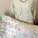 Cottage Shabby Chic Pillow with Roses Abound