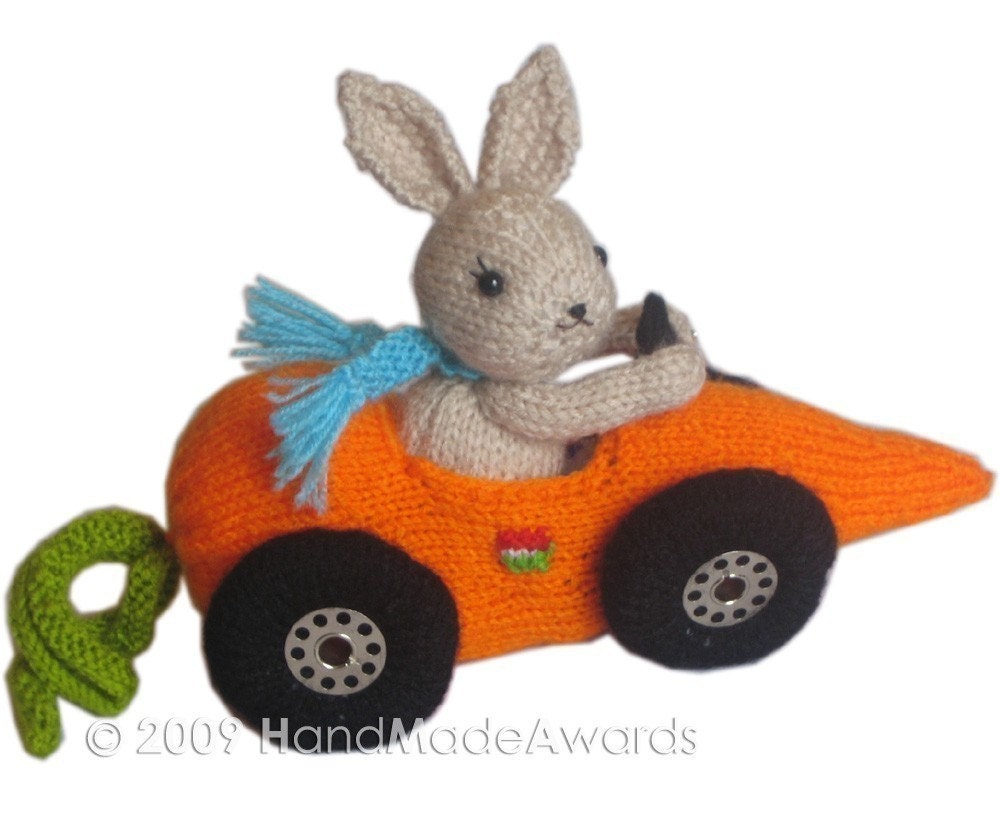 Fittipaldi Car Carrot PDF Email Knit Pattern