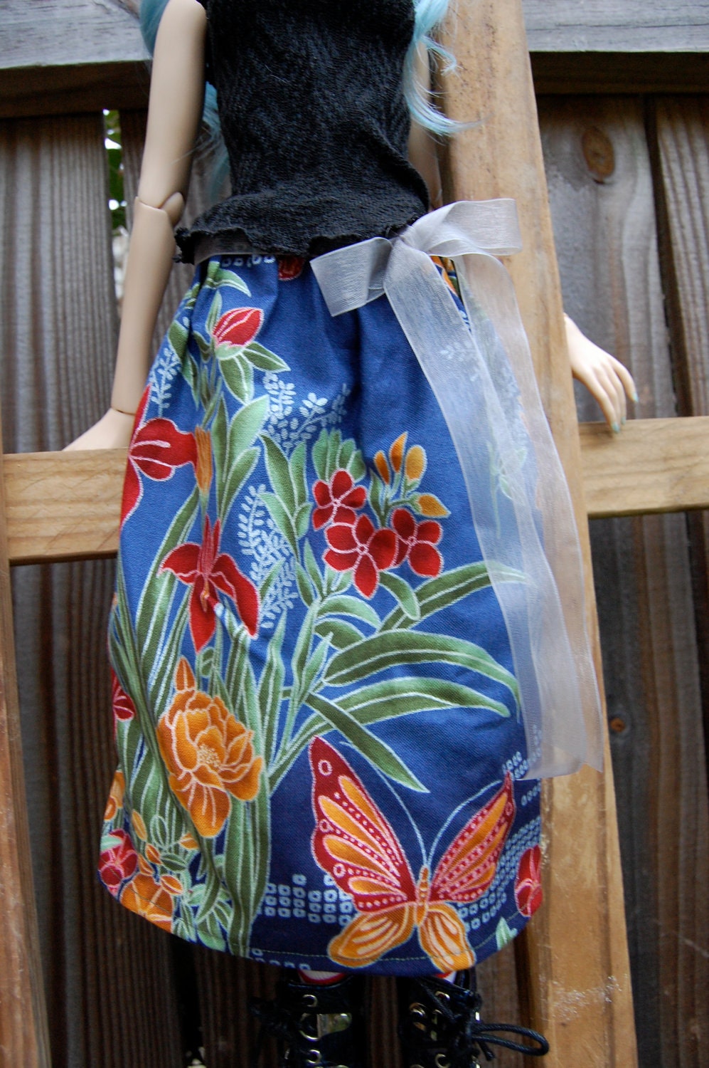 Blue Iris skirt for SD and Super Gem girls