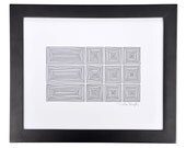 Squares Art Print (8x10)