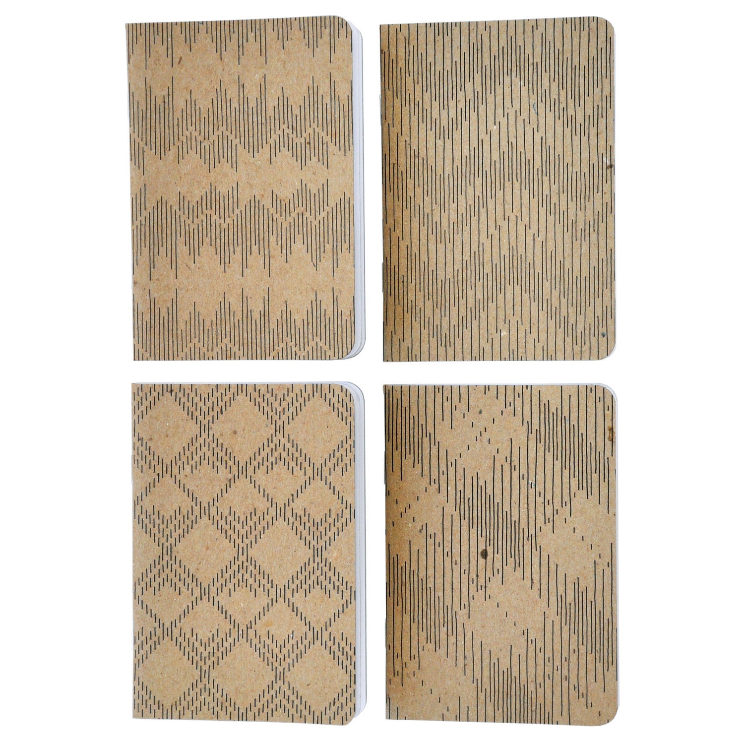 4 Pocket Notebooks, Textiles