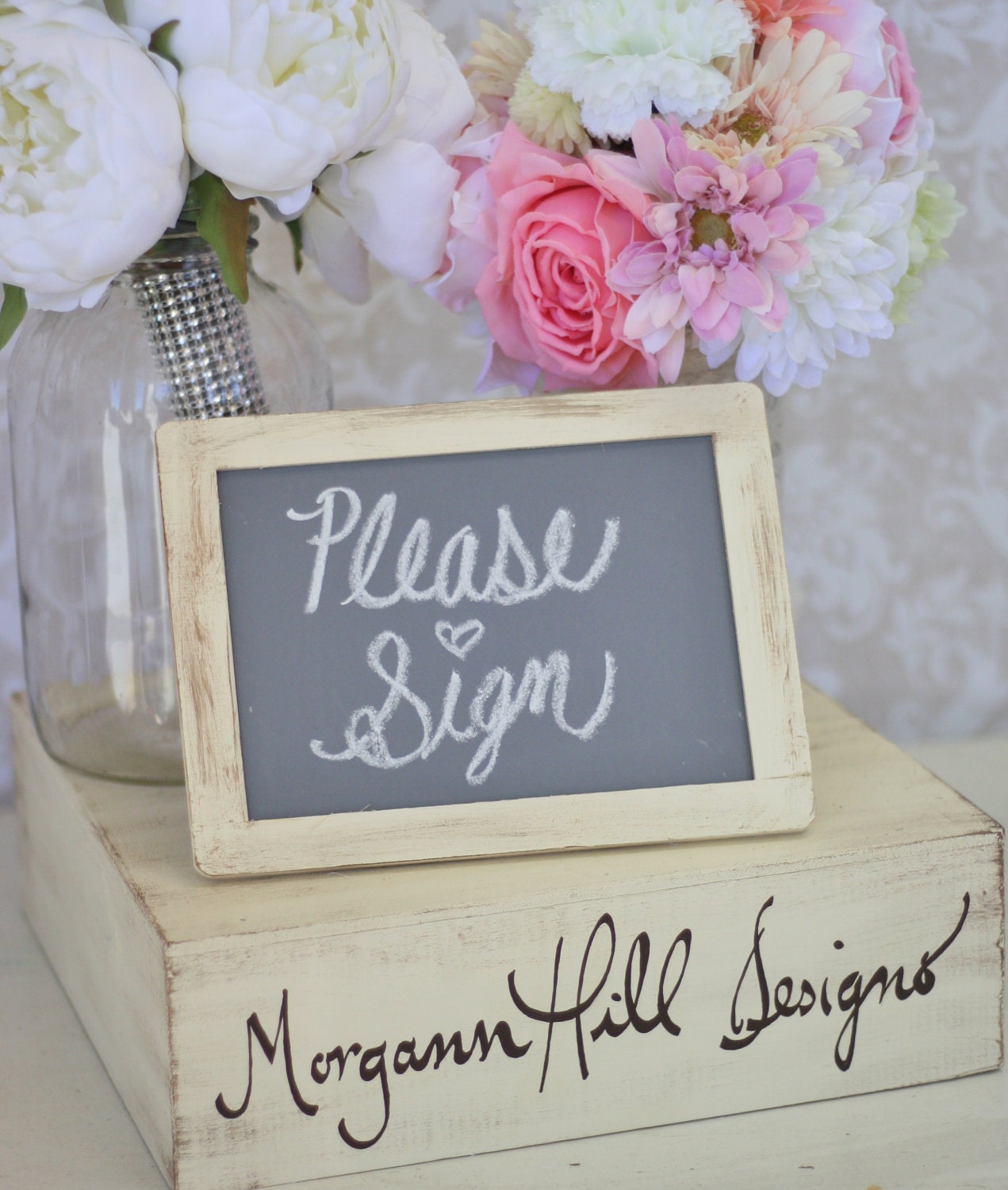 Rustic Wedding Chalkboard Signs Shabby Chic Decor (item P10007) - braggingbags