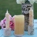 Rustic Birch Log Wedding Unity Candle holders