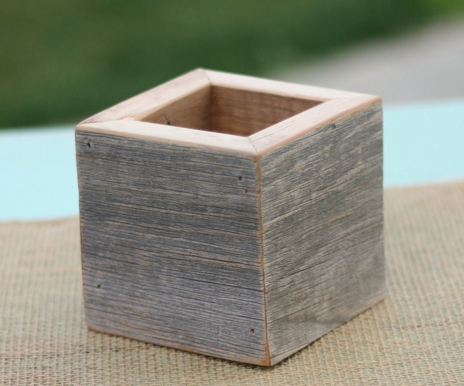 Rustic Barnwood Planter Box