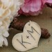 Heart Shaped Bouquet Charm with your choice of Distressing