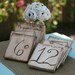 Wood Table Numbers Rustic Wedding Chic (item E10116)