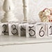Barn Wood Table Numbers Rustic Wedding SET of 12 (item P10033)