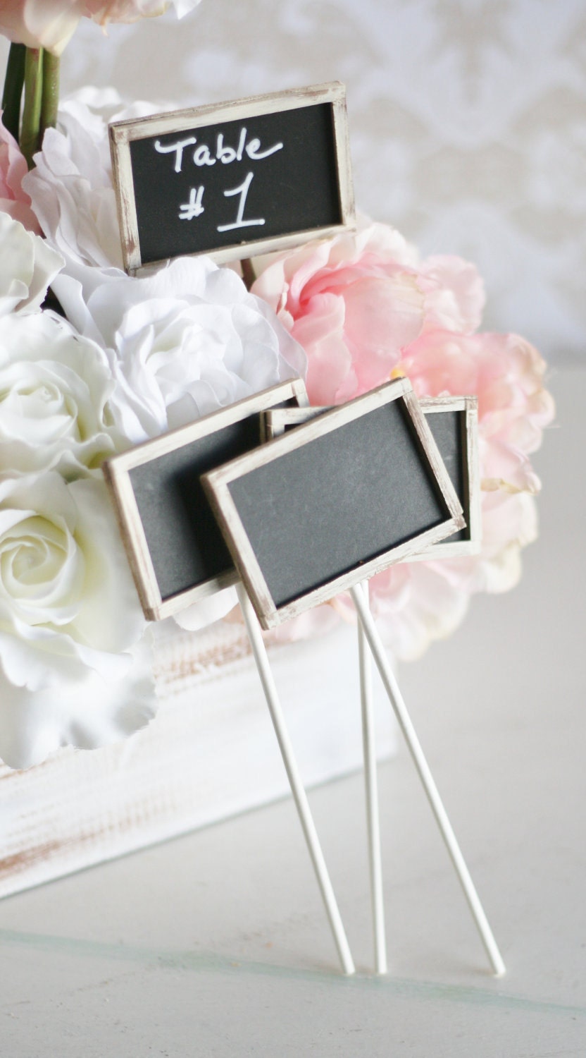 Chalkboard Wedding Signs Shabby Chic Decor (item P10001)