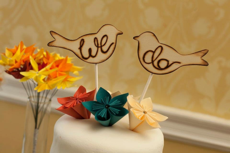 Wedding Cake Topper Love Birds