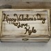 Personalized Jewelry Box Valentine's Day Gift Custom Chocolate Box