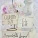 Bride and Groom Chair Signs Rustic Chic Wedding Morgann Hill Designs