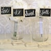 Rustic Chalkboard Signs Shabby Chic Wedding Decor SET of 4