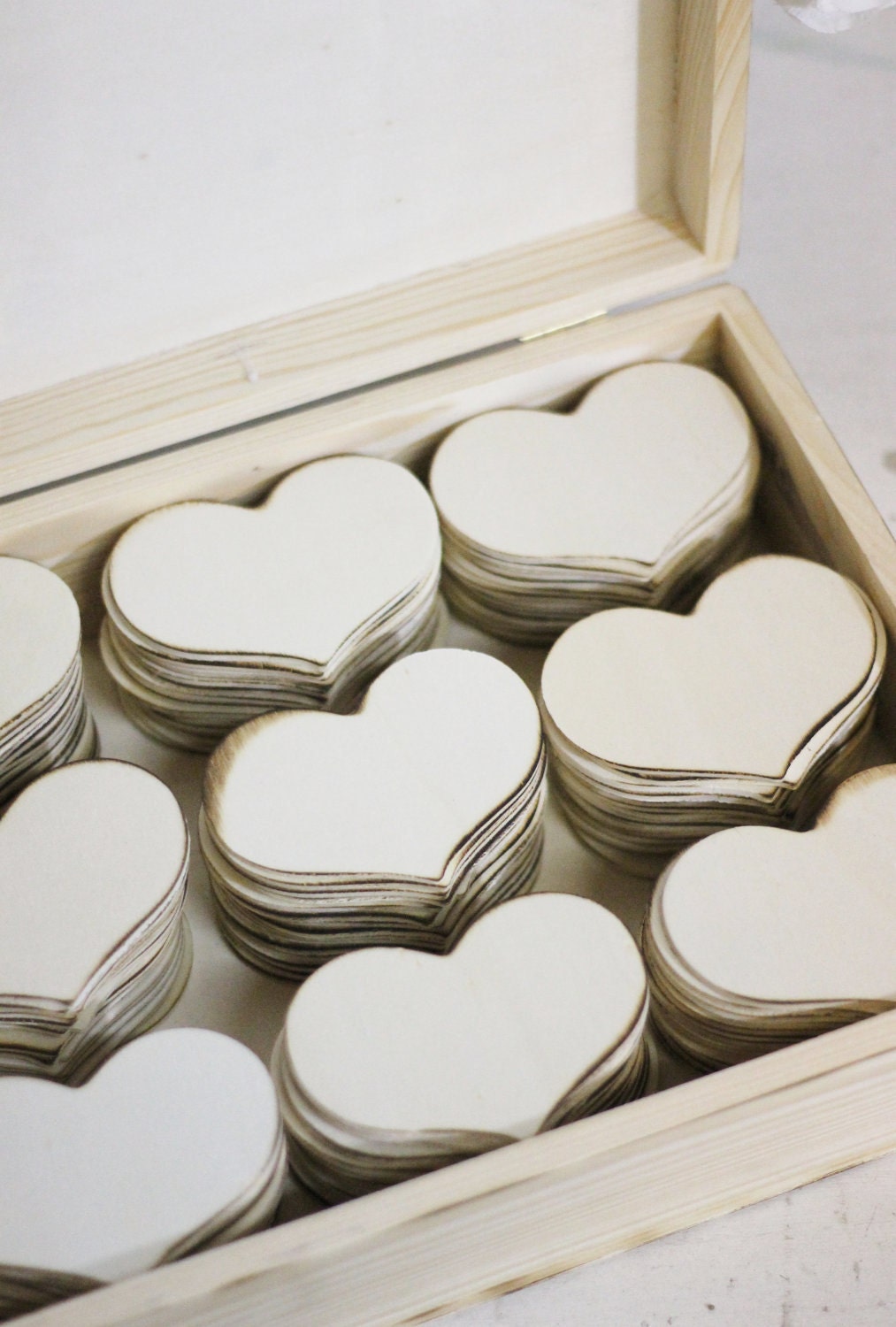Rustic Guest Book Box Love Quotes Medium Size