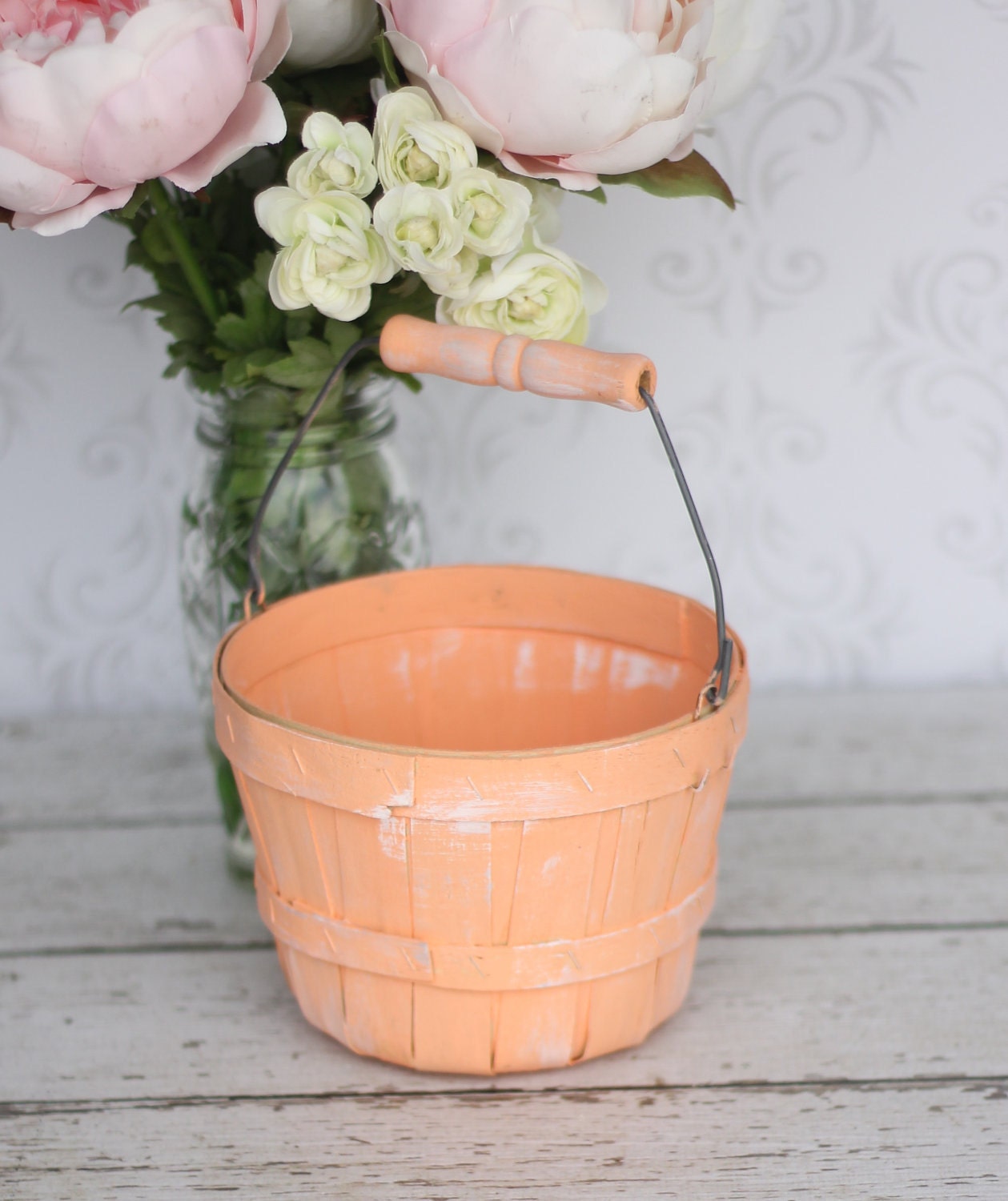 Country Chic Rustic Basket Custom Home Decor