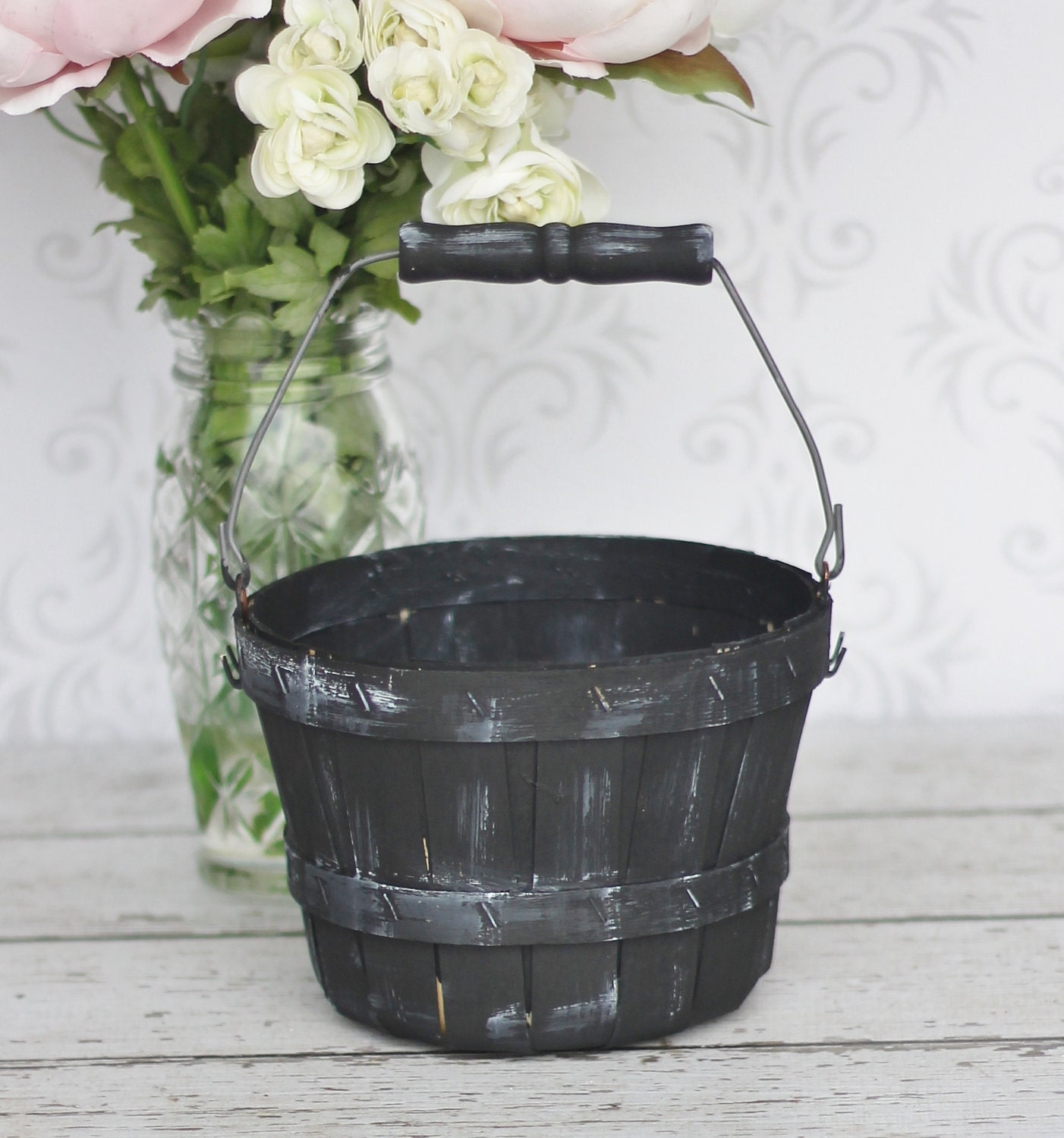 Country Chic Rustic Basket Custom Rustic Home Decor
