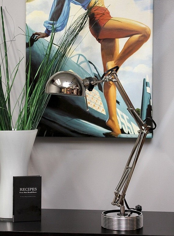 Retention Piston Desk Aviation Art Cessna 182 Skylane Lamp - awesome wedding gift