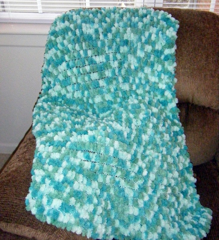 Green Pampered Baby Blanket