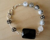 Vintage Swarovski Onyx Bracelet