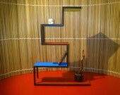 Modern funiture, Mondrianized cabinet, 1/12 miniature for dollhouses
