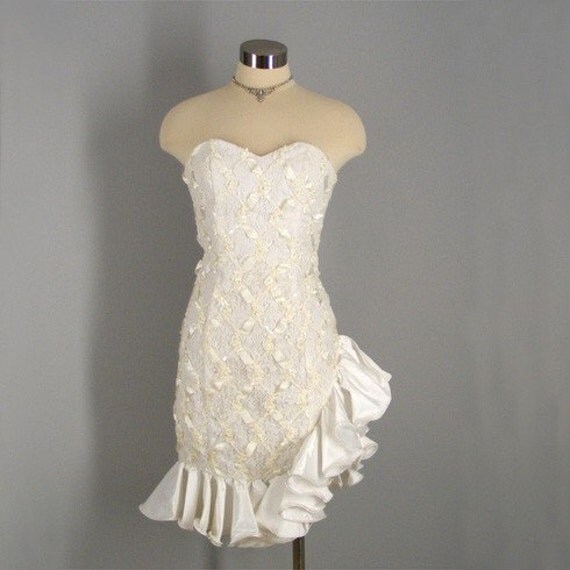 prom 80s dress dresses strapless lace revisit later favorites
