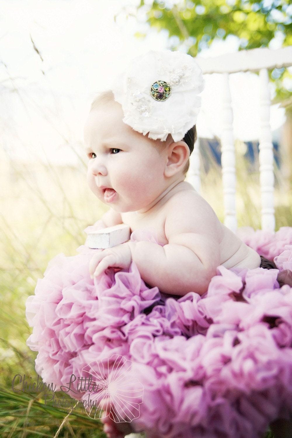 Mercy Hair Clip- Toddler Vintage Inspired Flower