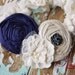 Old, New, Borrowed, Blue Wedding Garter in Navy SET (with toss garter)- perfect for brides to be