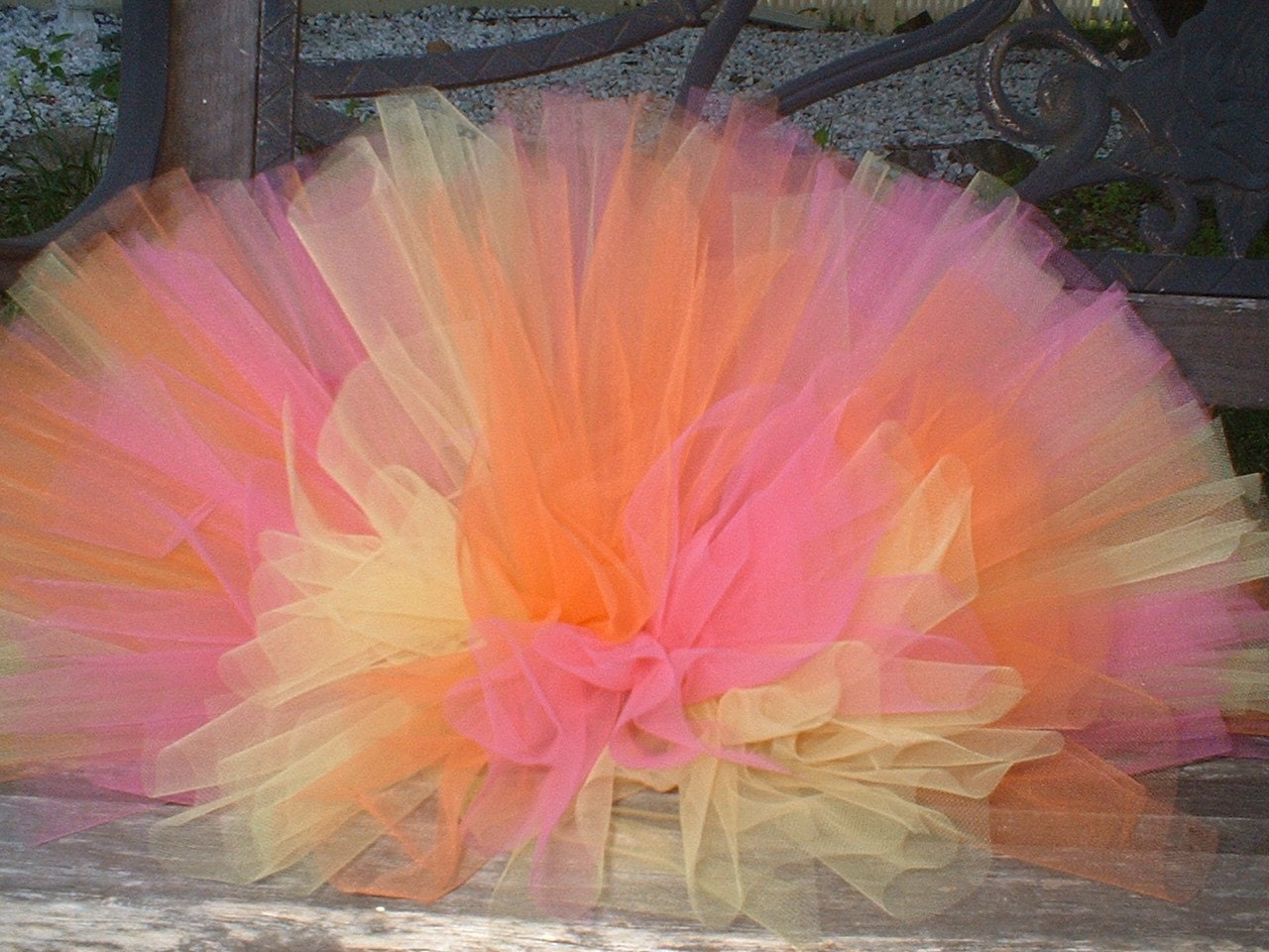 You Choose Colors - A 7 inch Tutu by Cuddlehugs With Free Coordinating Flower Clip - Birthdays Parties