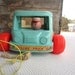 Vintage 1965 Fisher Price Milk Wagon