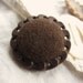 Vintage Chunky Brown Neutral Buttons and Shell Buckle Rustic Natural