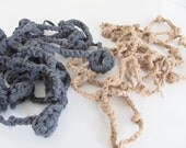 Up-Cycled-----------Dark gray necklace