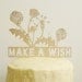 Make A Wish Birthday Cake Topper