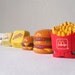 Set of 6 Vintage McDonald's Food Transformers
