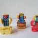 Set of 6 Vintage McDonald's Food Transformers