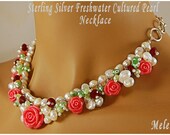 Sterling Silver Freshwater Cultured Pearl Necklace
