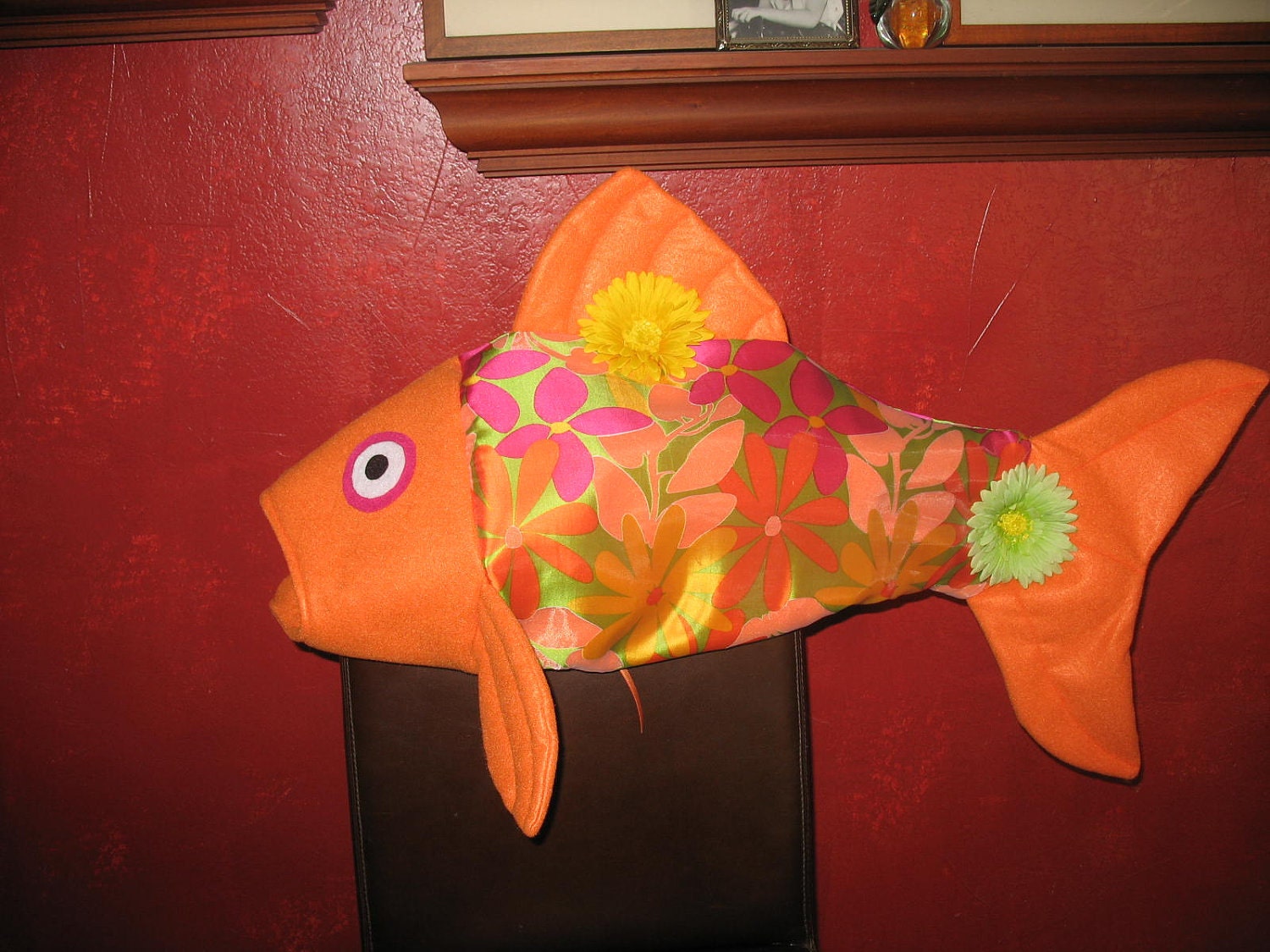 Orange Flower fish costume-one size fits all