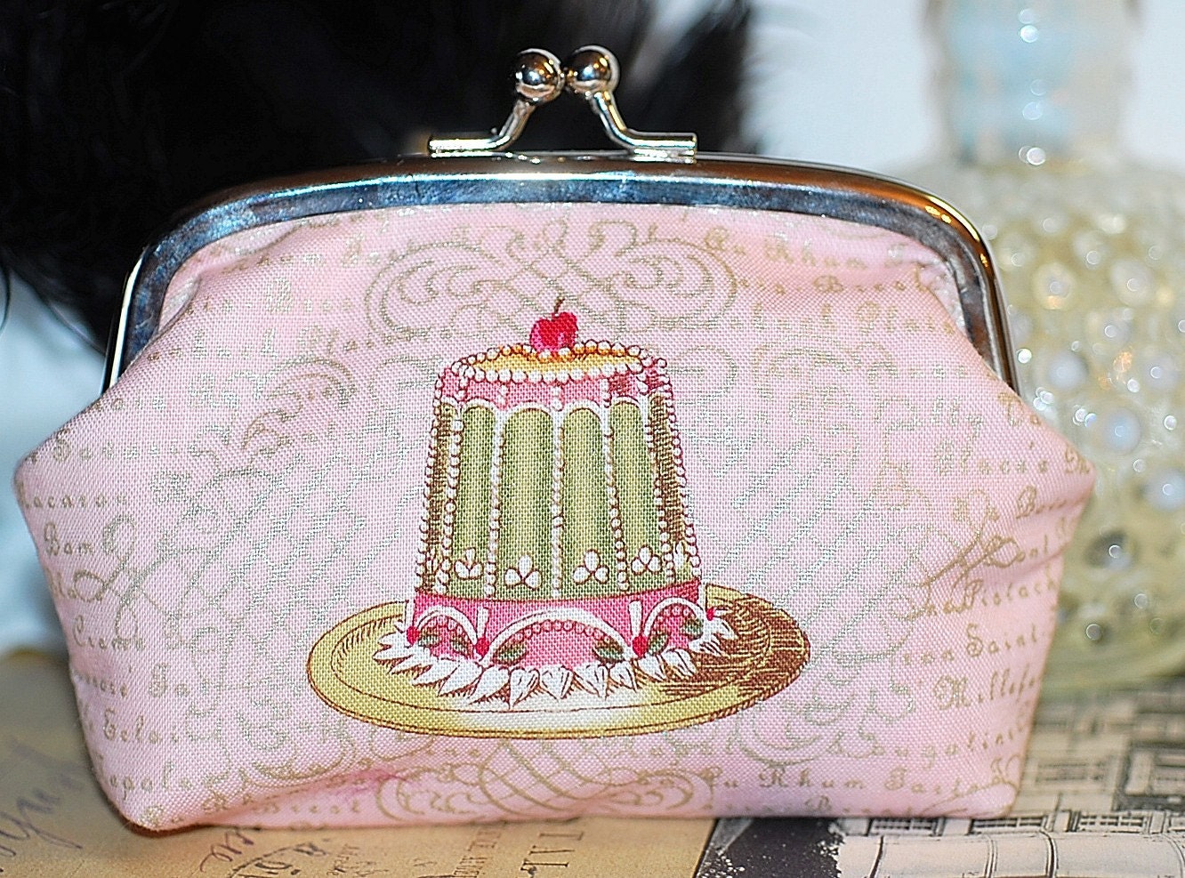 Marie Antoinette Eat Cake Clutch Purse