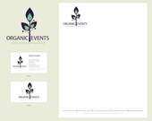 Logo with Business Card Design, Etsy Banner and Avatar, Label or Hang Tag, Letterhead and Envelope by Reani on Etsy