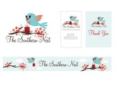 Logo with Etsy Shop Design (Banner, Avatar, Reserved Listing Graphic), Business Card, Thank You Card by Reani on Etsy