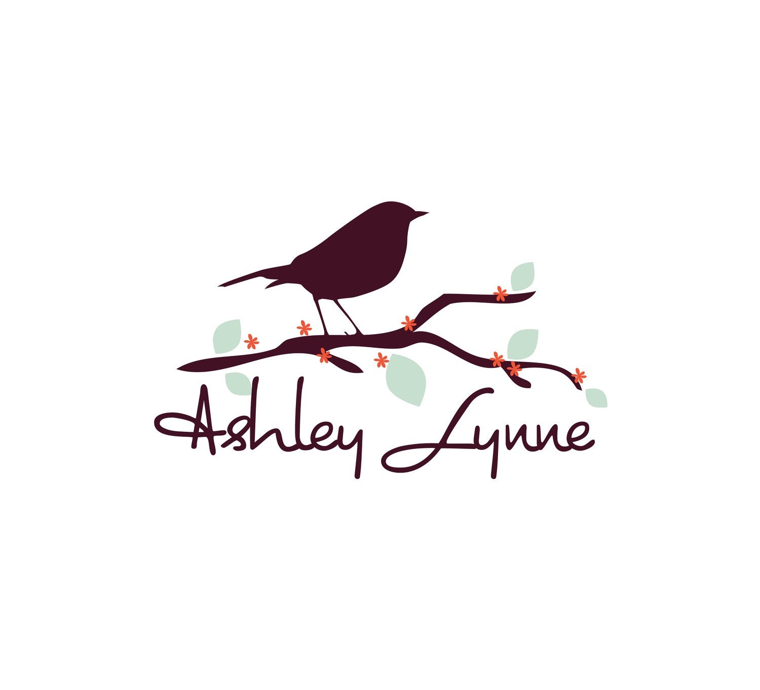 Custom Logo Design with Blog Header - by Reani on Etsy
