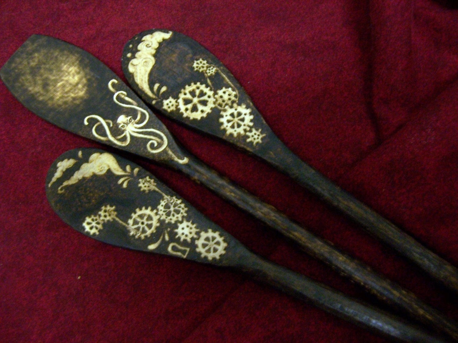 Steampunk Gears Spoon Set - Made to Order