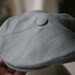 European Linen in Slate Hat Dress Pants and Vest Suit for boys ring bearer