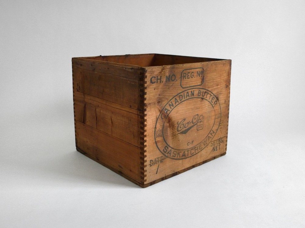 RESERVED for rustydime - Wood Butter Box