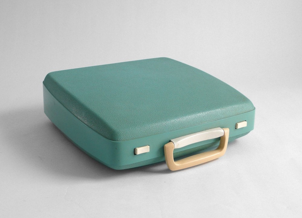 Vintage Seafoam Smith Corona Typewriter