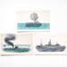 Vintage Ship Prints - Nautical, Sail Boat, Sea