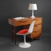 Mid Century Walnut Office Desk - Wood, Modern, Eames, Retro