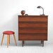 Vintage Wood Dresser - Mid Century, Modern, Cabinet, Retro, Eames, Storage