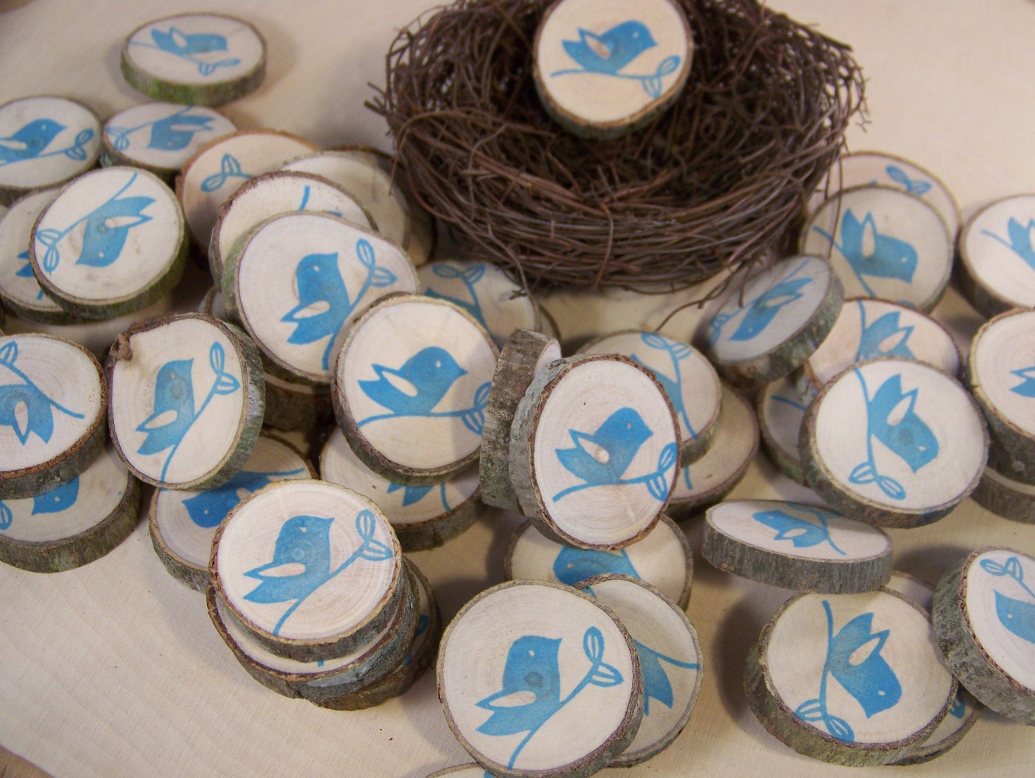 Little Bird Wood Gift Tags