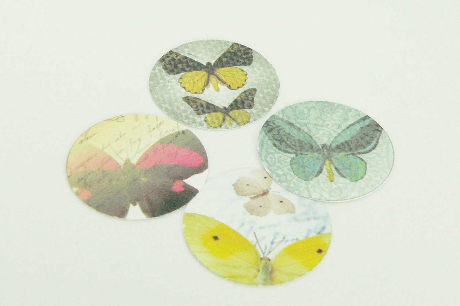 Bella Butterfly Envelope Seals or Stickers SES83